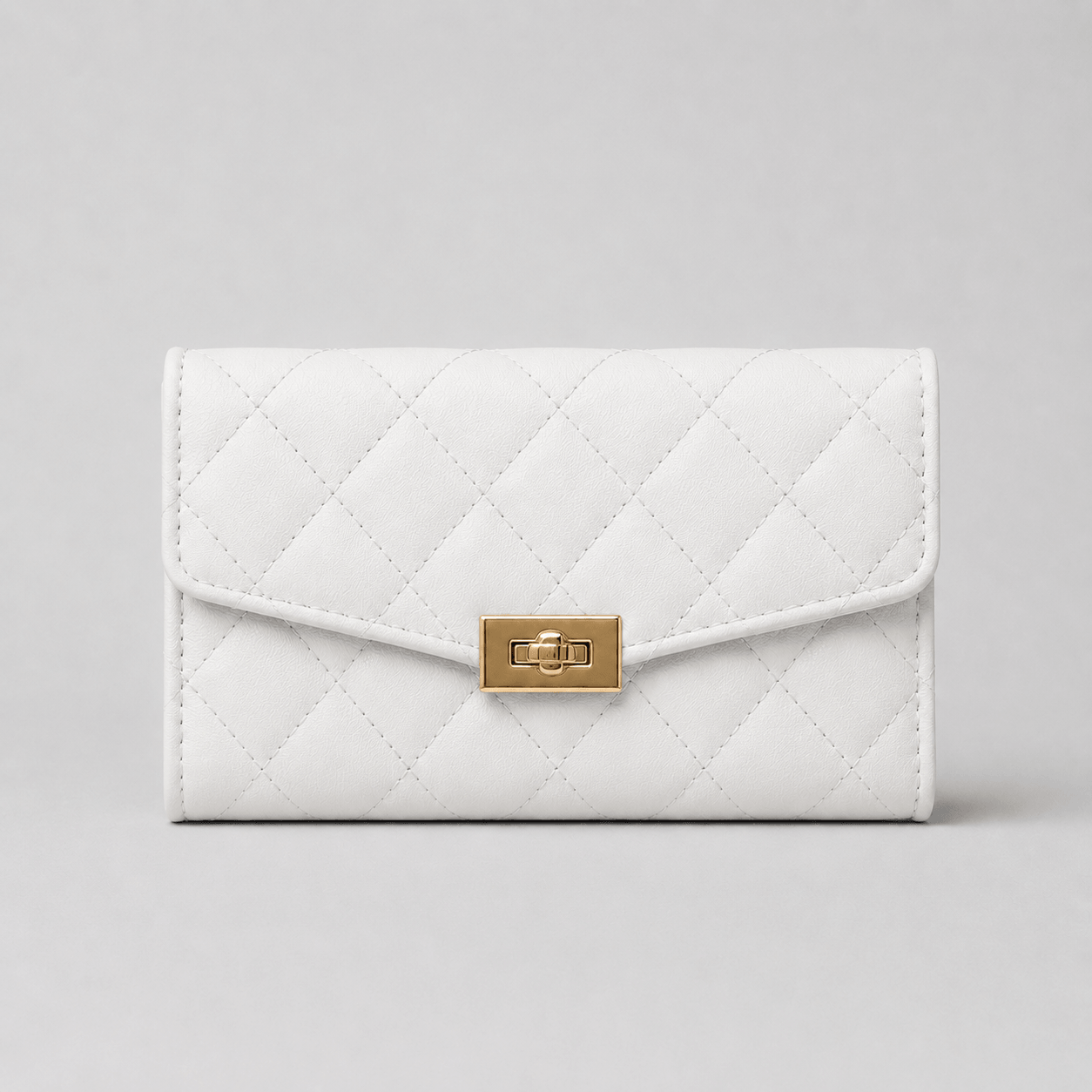 Leather Wallet with Spin Clasp